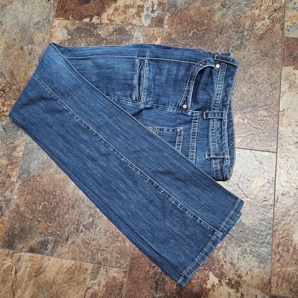 Cowgirl Tuff Blue Boot Cut Jeans - Picture 1 of 4